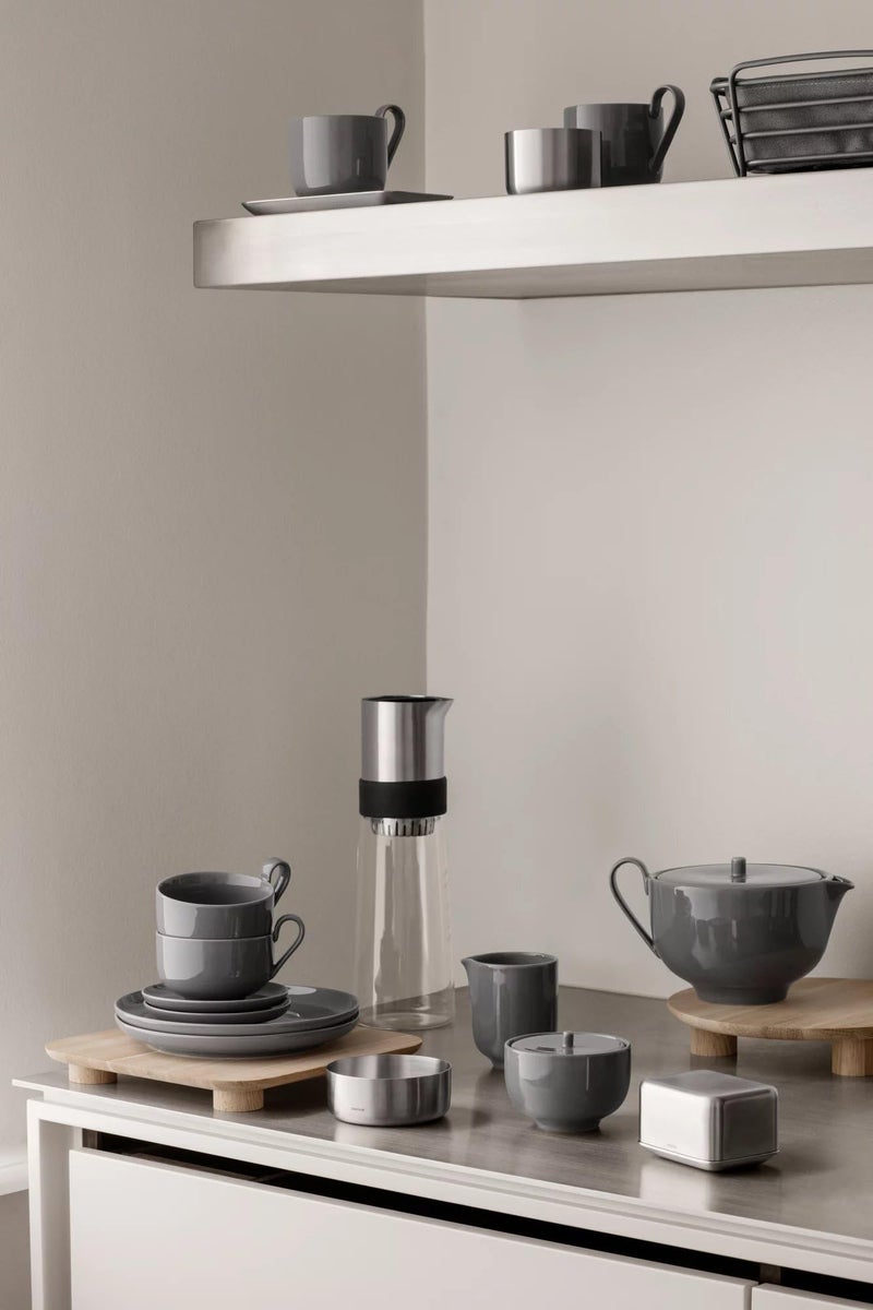 Blomus Basic Stainless Steel Butter Dish, Medium - Image 5